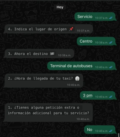 , Ventajas de usar WhatsApp para gestionar servicios de taxi 24/7, 